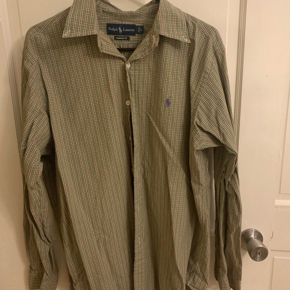 Polo button down shirt